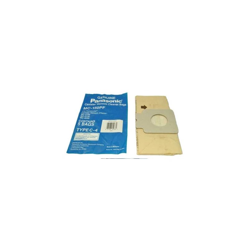 Panasonic MC-150PF 5-Pack of 5 Canister Vacuum Bags