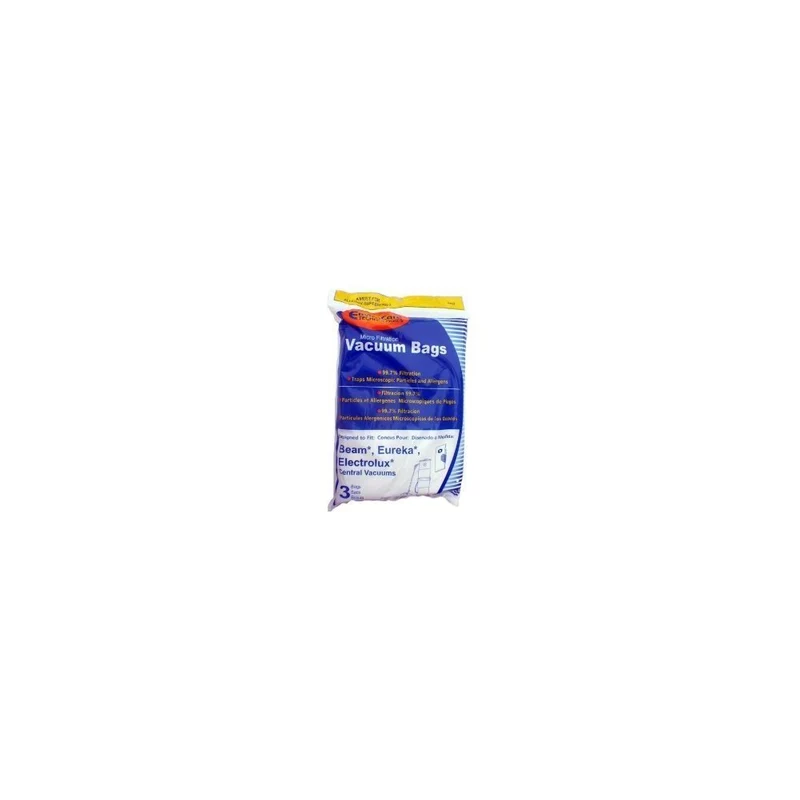 Eureka, Beam and Electrolux Central Micro Vacuum Bags 3/pk