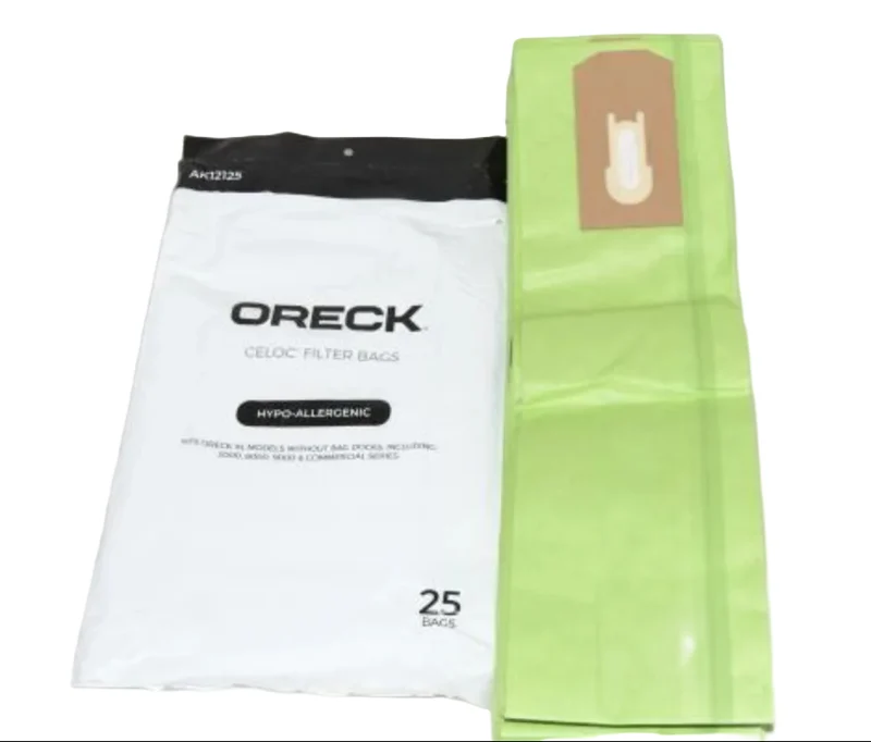 Oreck Commercial PK800025DW Vacuum Bags, Advance Filtration, Fits All U2000 Series Upright OLD STYLE (Pack of 25) #800025DW, AK12125