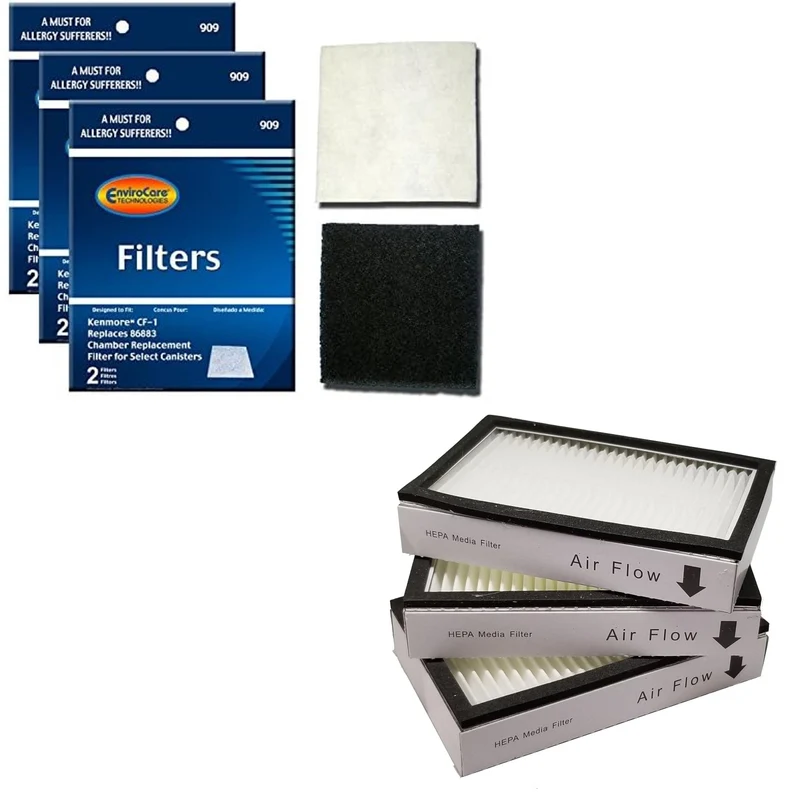 (6) CF1, Progressive & Whispertone, Panasonic Vacuum Cleaners, 86883, 86880, 20-86883, 2086883, 8175084 & (3) EF2 86880