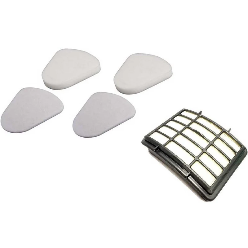 2 Shark Navigator Lift-Away NV350, NV351, NV352, NV355, NV356, NV357 Pre-Filter Kits (2 Foam, 2 Felt) + 1 HEPA Filter