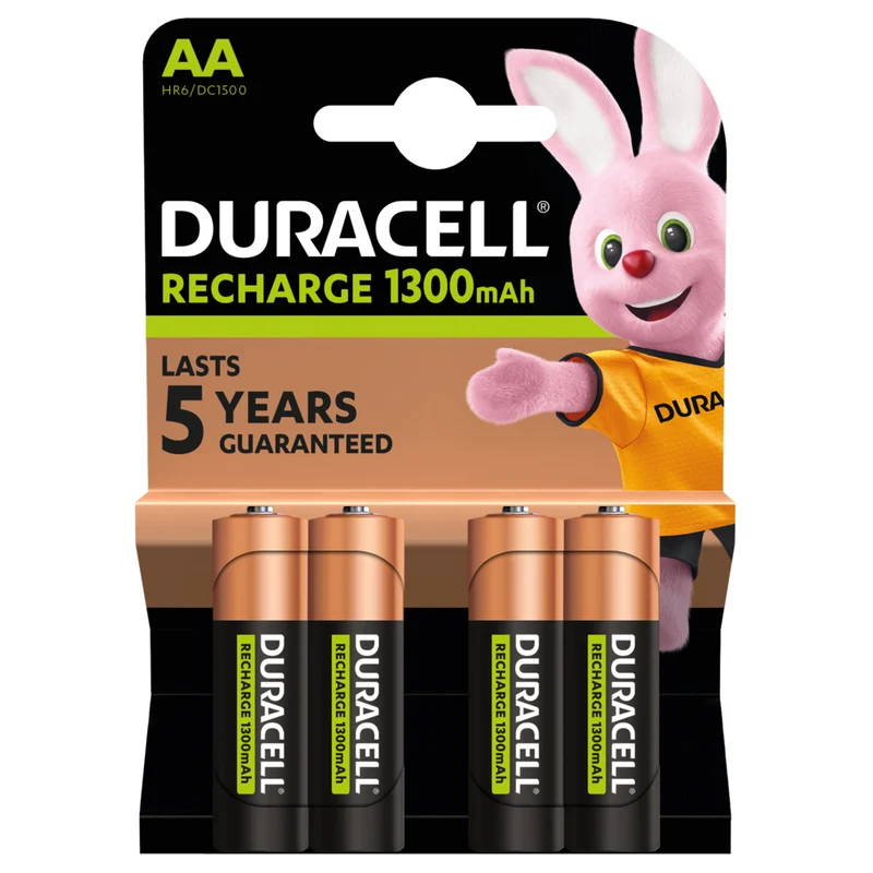 Duracell 4xAA Laddningsbart batteri AA