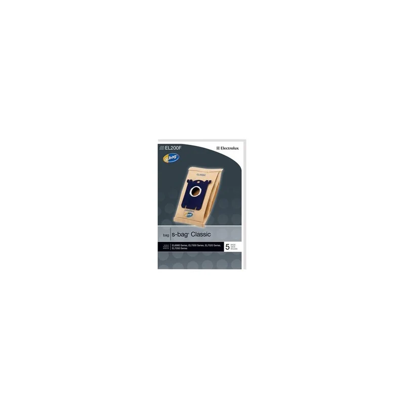 Electrolux EL200F S-Bag Classic Vacuum Bag, Set of 5, EL200F, EL200G