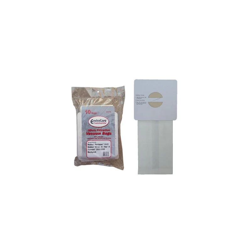 10 Castex, Nobles, Tennant Commercial Allergy Backpack, Canister, Tank Vacuum Cleaner Bags 611780, 613325, Nobles P