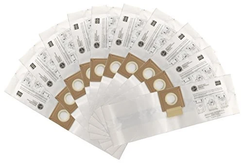 Hoover HushTone Canister Vacuum Bags, AH10163 CC1 Standard Filtration,10/Pack