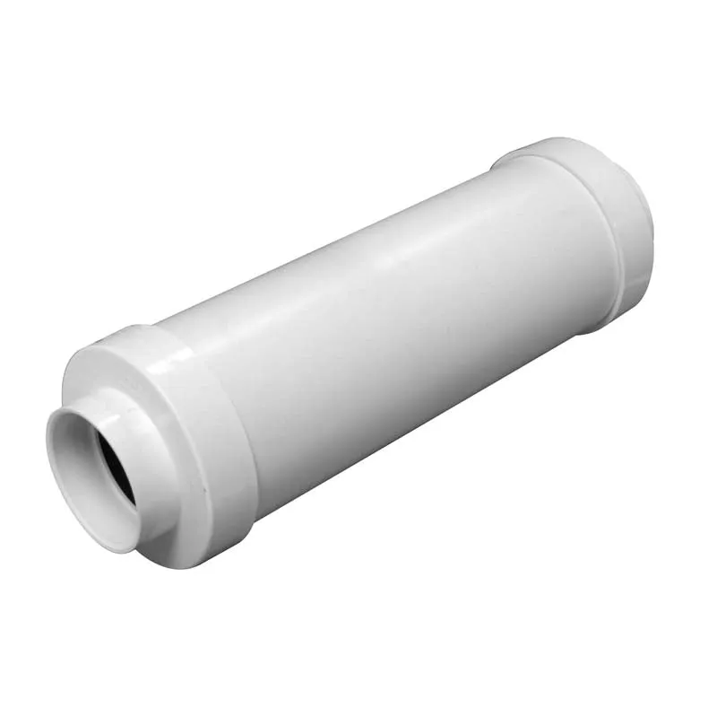 Central Vacuum Exhaust Muffler Tube 12", Round, Also replaces Ovo Central Vacuum Muffler #765500W, 752020-15, FT2020L