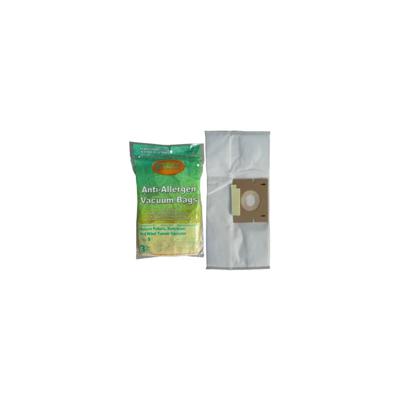 3 Hoover Anti Allergen Windtunnel Allergy Vacuum Type S Bags, Futura, Spectrum, Power Max Vacuum Cleaners, 43655097, 4010064