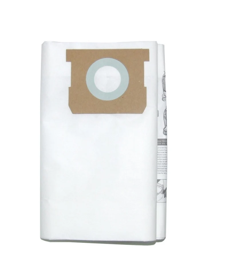 Vacmaster 4 to 5 Gallon Dust Filter Bag, Fits VQ407S & VWM510, 3-Pack, VDBP