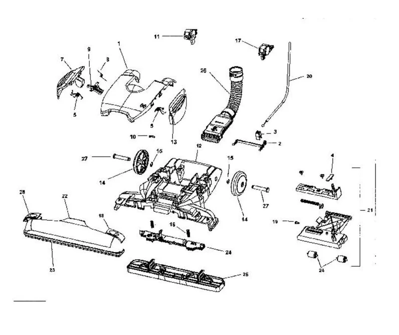 Hoover 59177276 Pedal Spring for H2800