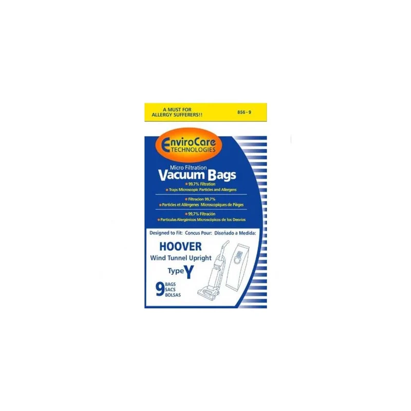 36 Hoover Windtunnel Upright Type Y Vacuum Bags By Envirocare (Micro-filtration) (36 Bags)