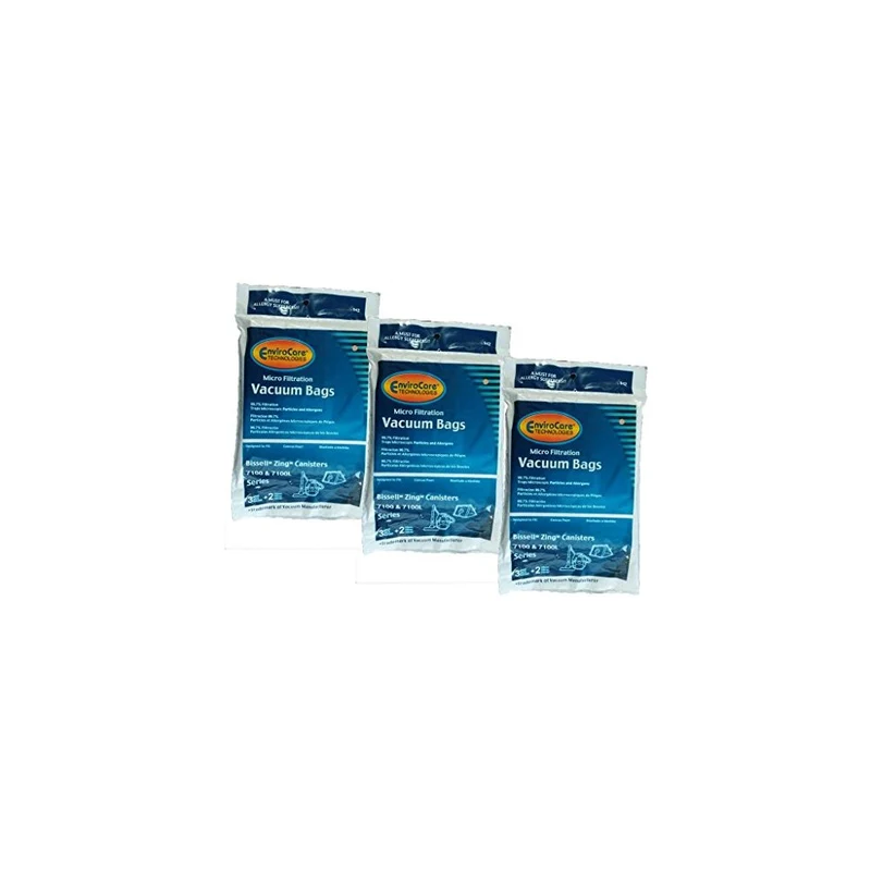 9 (3 pkgs) Bissell Zing Vacuum Bags + Filters Maintenance Kit 3210, Inlet filter 203-7052, 1 Final filter-203-7054