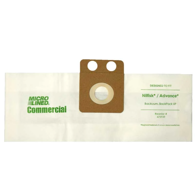 Nilfisk Backuum vacuum cleaner bags # ECC105 - Generic - 10 pack
