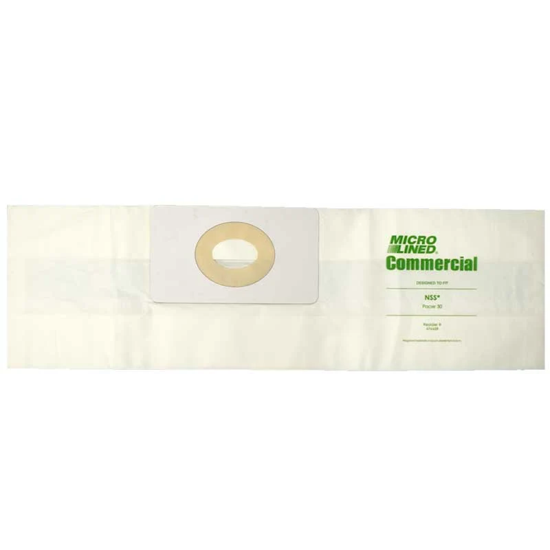 NSS Pacer 30 WAV Commercial Vacuum cleaner Bags, Replaces 3190791, 329-082-1 #ECC145, GK-PACER30 - Generic - 3 pack
