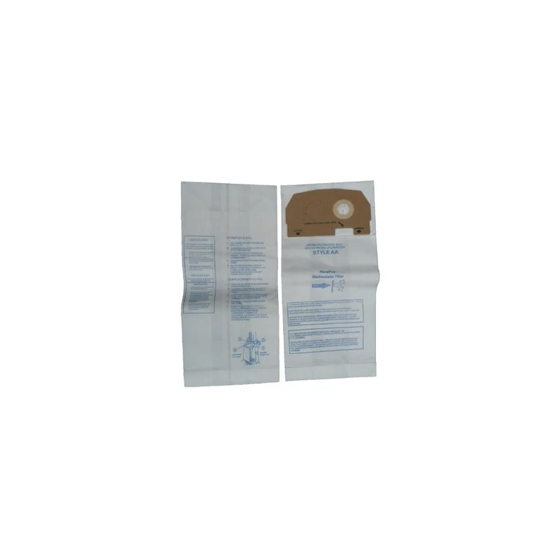 9 Eureka Allergy Micro Lined Upright Victory Style AA Bags, Series, Sanitaire, Powerline, Self-Propelled, #158