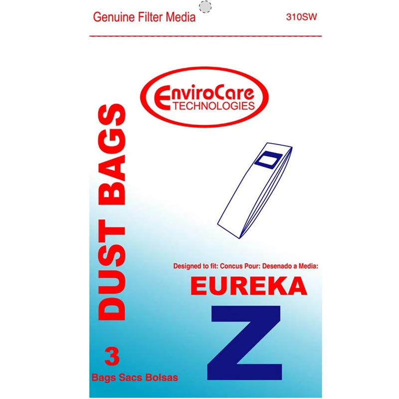 Eureka Z Vacuum Bags - Generic - 3 pack