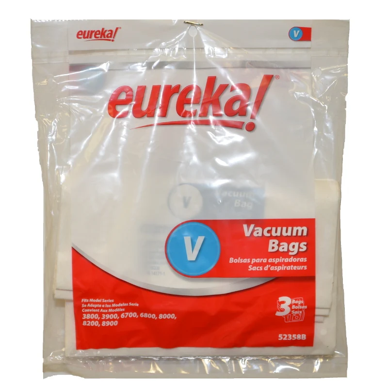 Eureka Style V Vacuum Bags 57698A, 52358A - 3 Pack