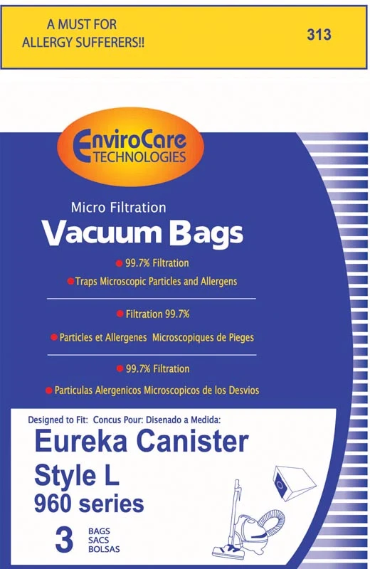Fuller Brush Tiny Tank vacuum cleaner bags- Generic - 6 pack + 1 filter /pack