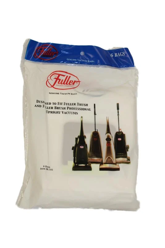 Fuller Brush FBP-6, 06.181, FB-06181 Upright vacuum cleaner bags - 6 pack, 845