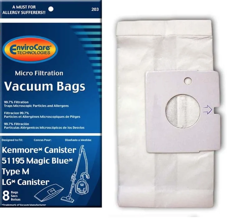 Kenmore 51195 Magic Blue Vacuum Bags - Generic - 8 Pack