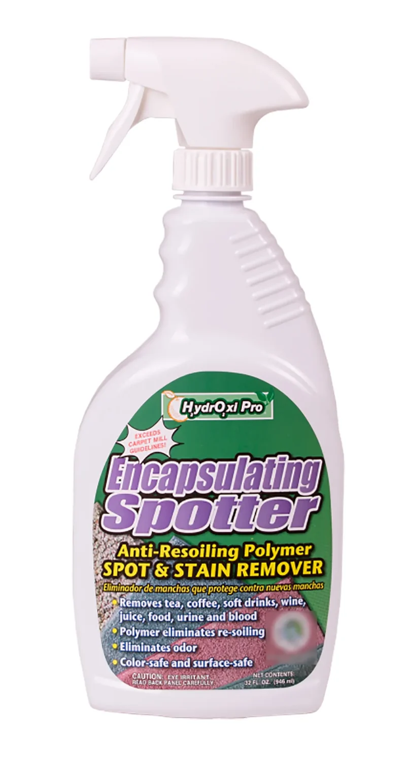Encapsulating Spotter (aka Crystal Spot) Anti-Resoiling Spot and Stain Remover, Ready to Use 32oz Spray Bottle #HPS-32