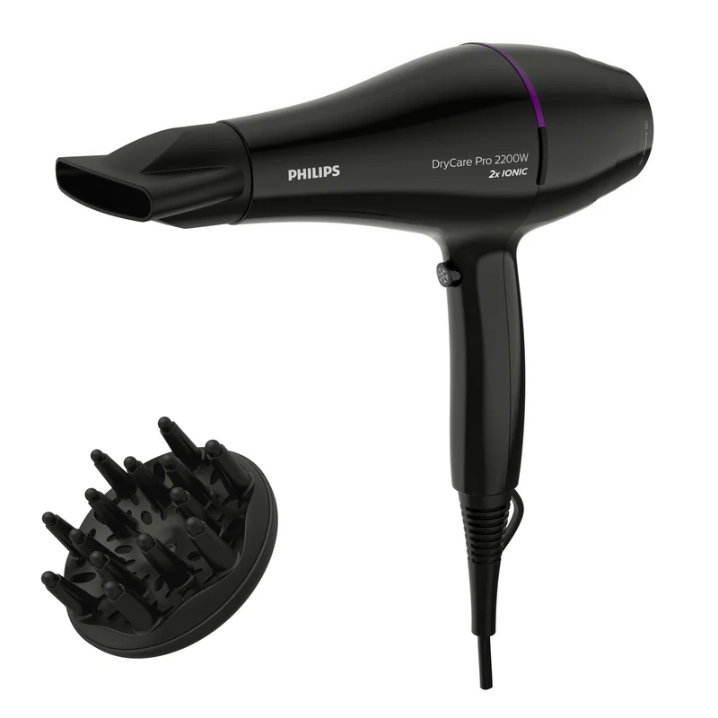 Philips DryCare Kraftfull AC-motor 2 200 W torkeffekt Professionell hårtork