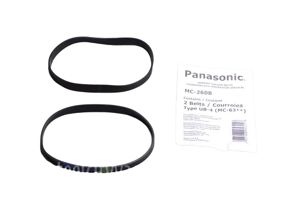 Panasonic MC-260B Type UB-4 belts - Genuine - B8, 2 pack