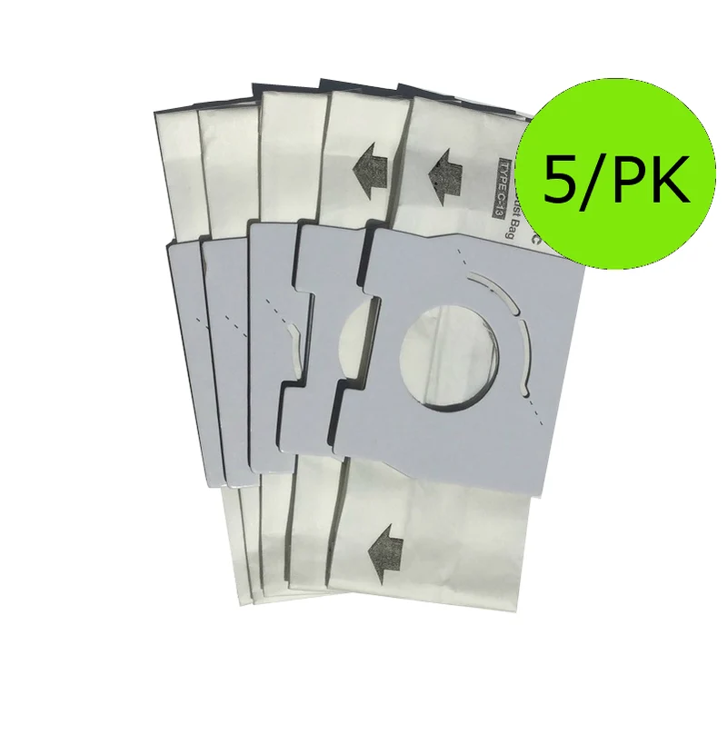 Panasonic Type C-13 Bags AMC-S5EP- Genuine - 5 Pack