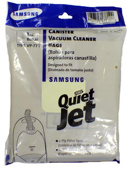 Samsung VP-77T Series 7000 Bags - Genuine - 5 Pack 841OPP