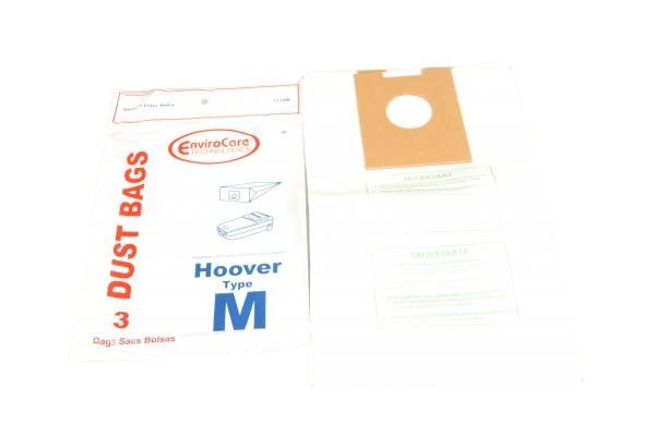 6 Hoover Dimension Canister Type M Vacuum Dust Bags, Fits all Dimension Vacuum Cleaners, HO-4010037M, 4010037M, H40