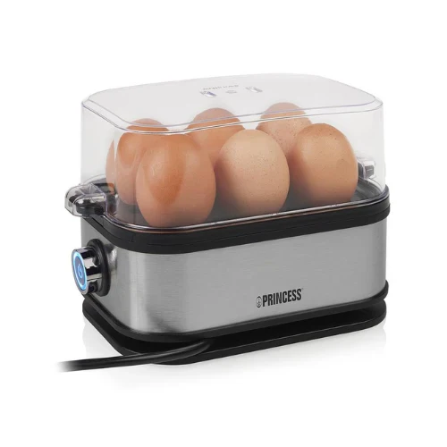 Princess Egg Boiler - Stainless Steel Cook 1-6 Eggs Perfectly