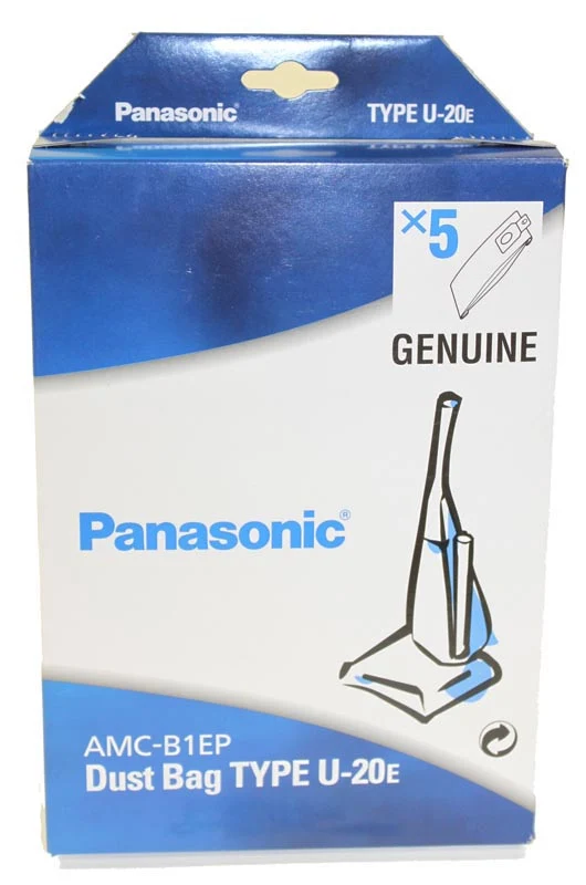 Panasonic U20E OR U2 Vacuum Bags #AMC-B1EP - 5/pk