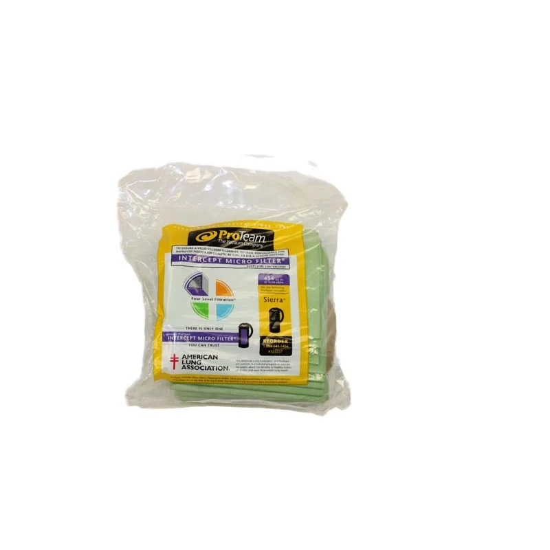 ProTeam 103227 Intercept Micro Filter Bags for Sierra Hummer Backpack - 10 pack