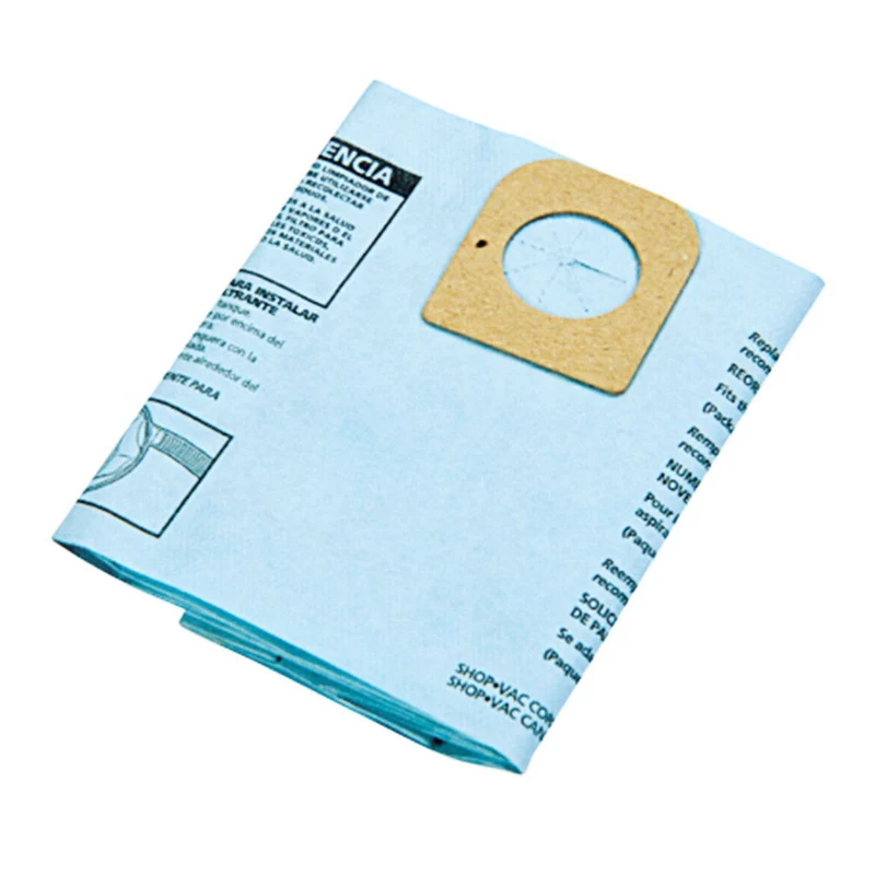 Shop Vac Wraparound Type C Vacuum Bags 906-69, 906690-0, 3 Gallon, - 3 pack