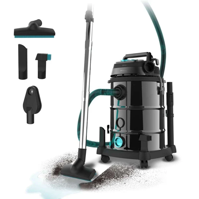 Cecotec Conga Rockstar Wet & Dry Steel Max — Cordless Vacuum & Mop, One Pass Clean