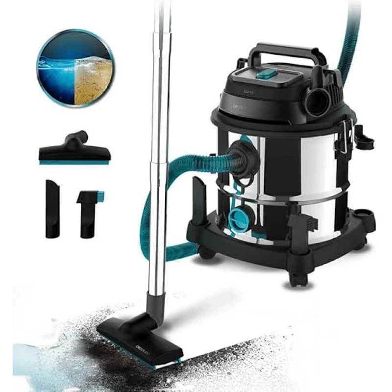 Cecotec Conga Rockstar Wet & Dry Steel Pro — Cordless Pro-Grade Vacuum & Mop