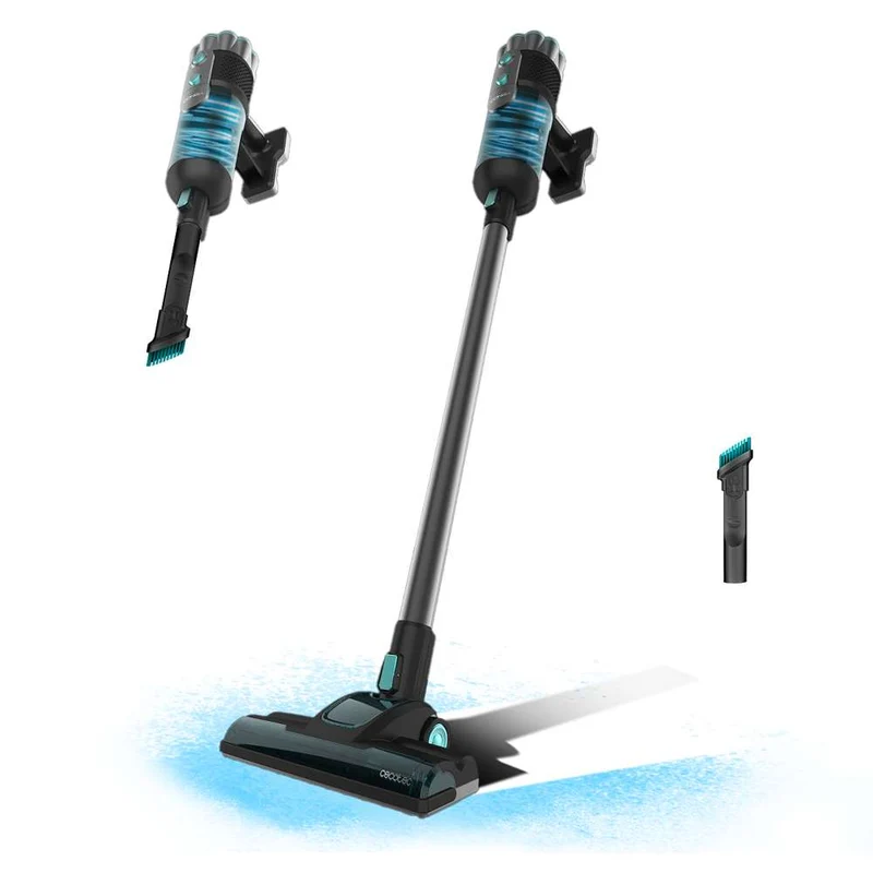 Cecotec Conga 700 PowerHead Upright Vacuum — Deep Carpet Cleaning, Corded Power
