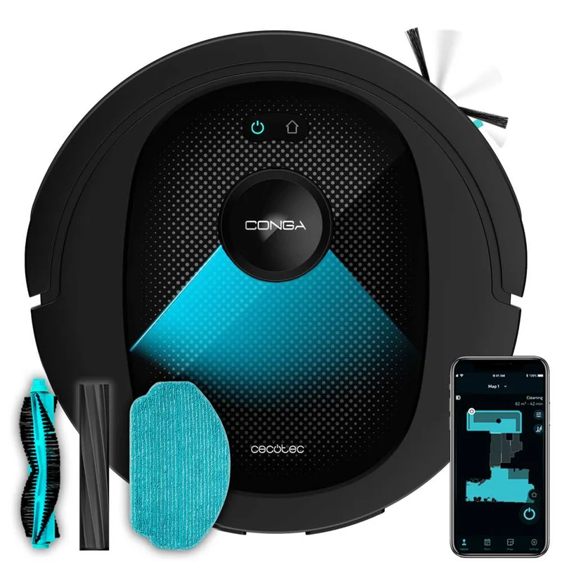 Cecotec Conga 8490 Ultimate Ultra Power Robot Vacuum — 4-in-1 Laser Mapping, Smart Home