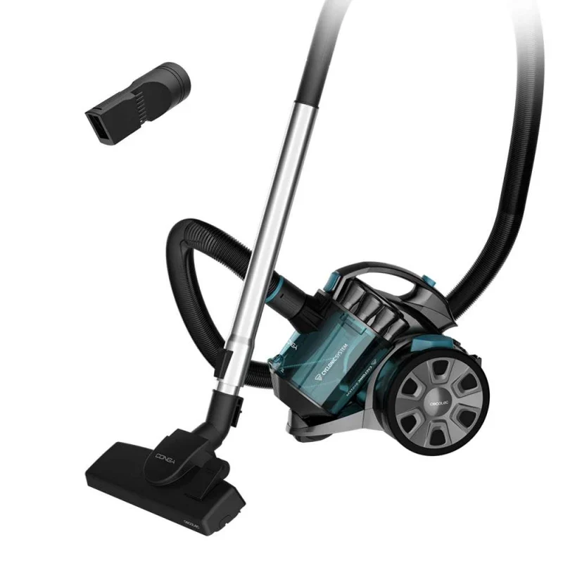 Cecotec 800W Bagless Cylinder Vacuum Cleaner — Powerful Suction, No Bags