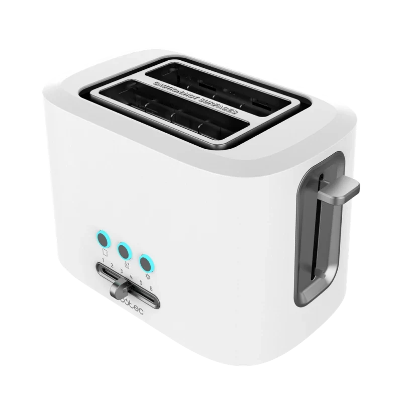 Cecotec 9000 Electric 2-Slice Wide Toaster — Adjustable Browning, Even Toast Every Time