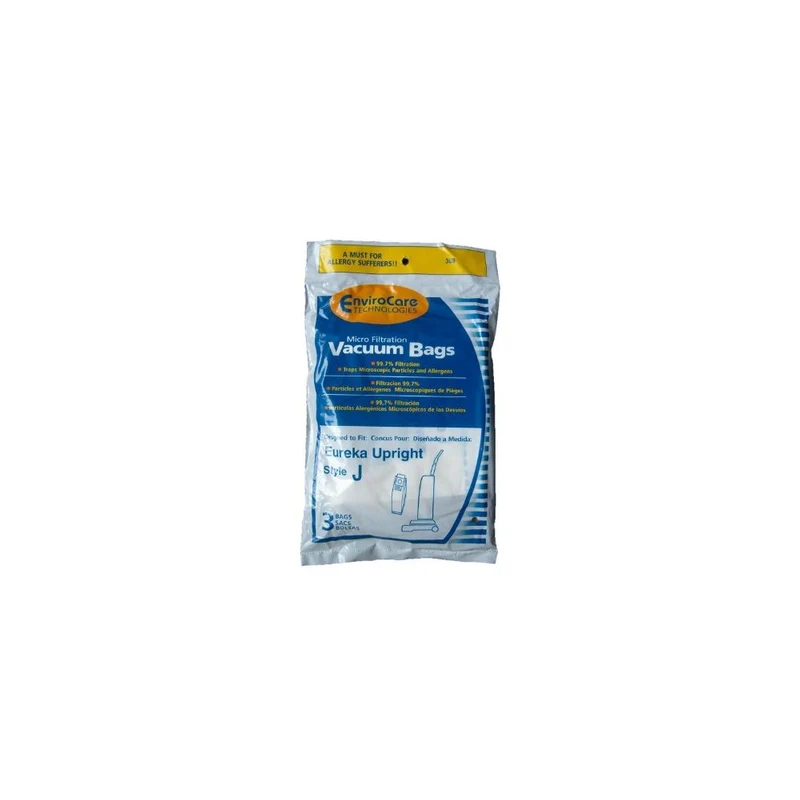 12 Eureka Allergy Style J Vacuum Bags, Athena, Boss Power Upright, Limited Edition, Power Plus Vacuum Cleaners, 227