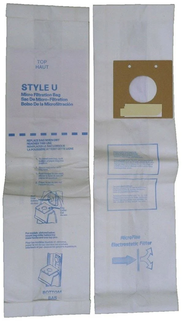 Beaumark 99606 Upright Vacuum Cleaner Bags - 3/pk