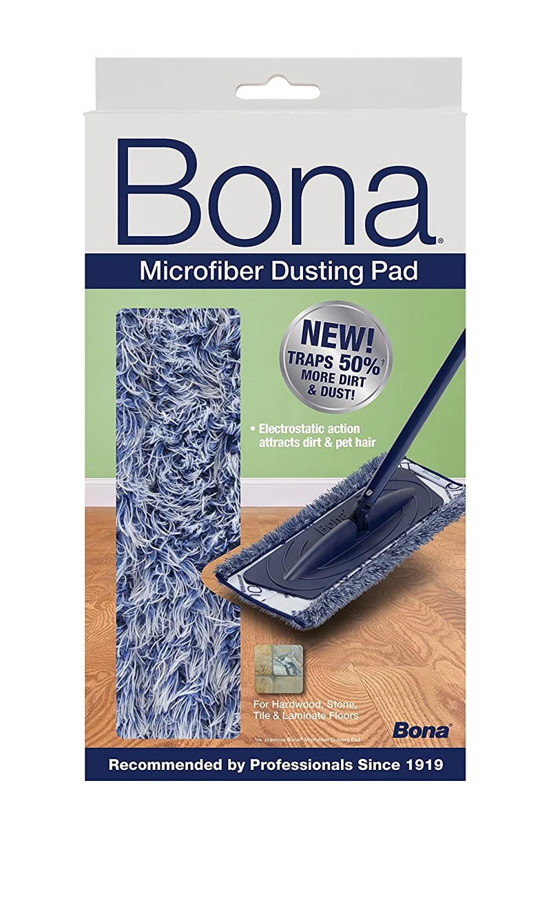 Bona WM710013272 15 Inch MicroPlus Dusting Mop Pad 4 x 15 Inches