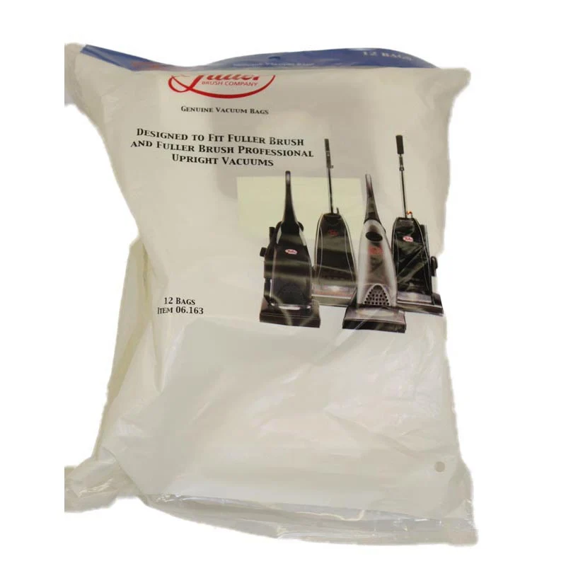 Fuller Brush FBP-12, 06.163 Upright All Models Bags - Genuine - 12 Pack, 845-12