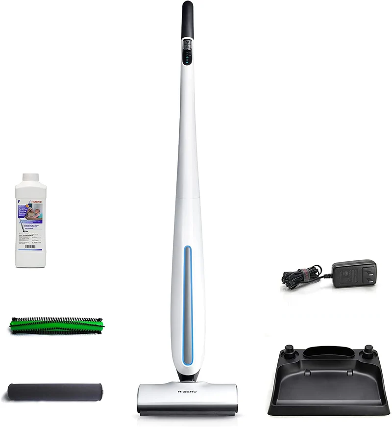 HIZERO F803 UltimateClean Bionic Hard Floors Cleaner,Electric Mop,Floor Washer,Cordless Wet Dry Vacuum for Multi-Surface Cleaning with Smart Control