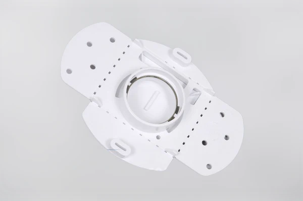 Plastiflex Central Vacuum Mounting Plate VEX, White, SV8201