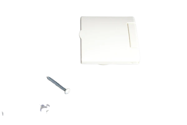 Plastiflex Central Vacuum Full Door Face Plate Inlet Valve VEX-S, Square, Almond, SV8232