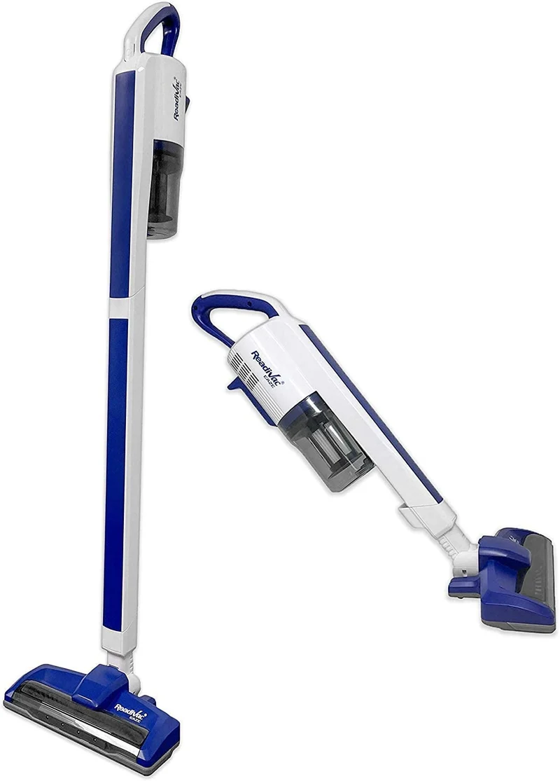 ReadiVac Eaze RS1030, Cordless Stick Vacuum Cleaner, Portable Lightweight Upright Vac with Powerful Suction, Rechargeable Handheld Vac for Pet Hair, Hardwood Floors and Carpet