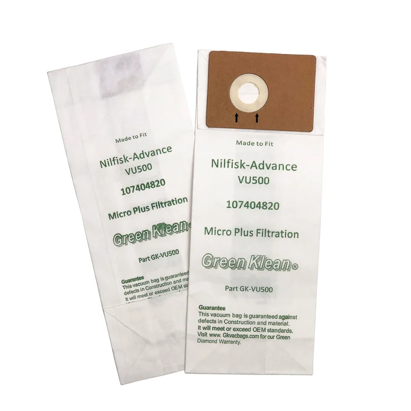 Advance VU500 Vacuum Bags for 12 & 15 Inch Models #107413586, 107407587 - 10/Pk