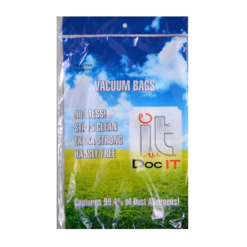 Cana-Vac Doc It All Central Vacuum Paper Bags, 3 Pack B5-006-3