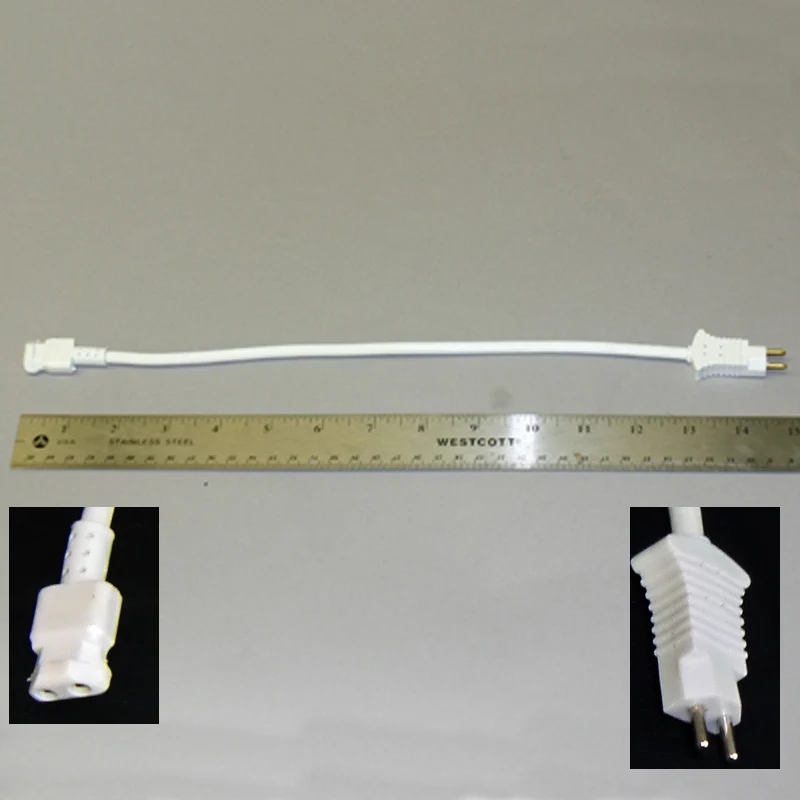 Fitall Cord, 14.5" White Hose Cord Male/Female Ends 32-5716-95, FA-3069